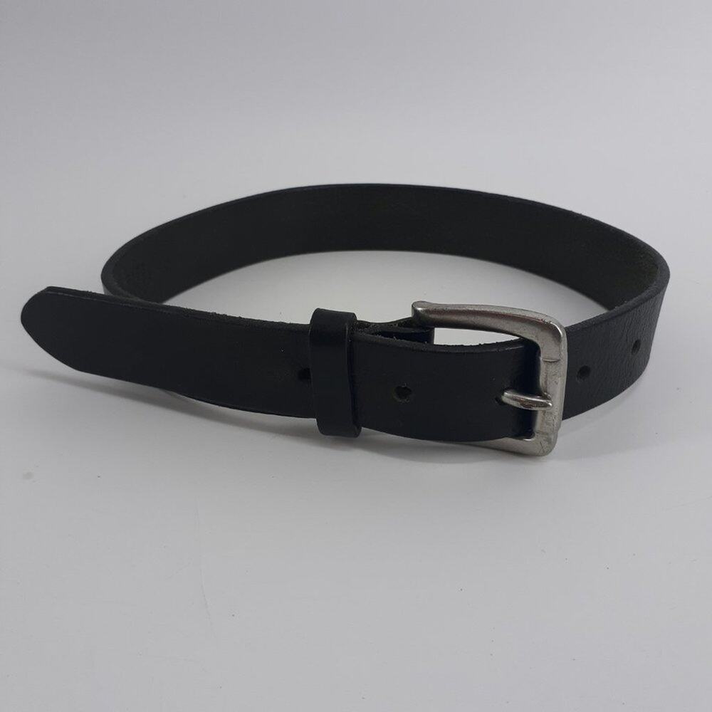 Old Navy Girls Belt 18" Black Genuine Leather Belt Girl Boy Unisex
